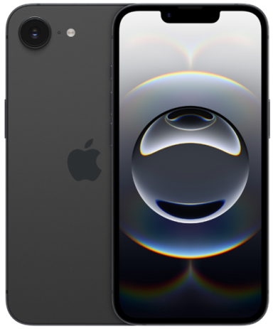 APPLE iPhone 16e, 512GB, 6.1", crni